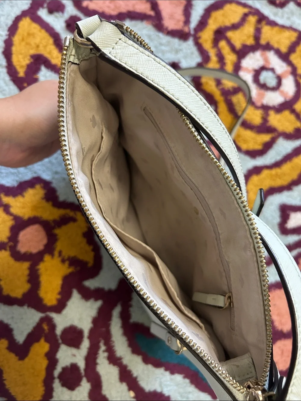 kate spade baby blue Leather Crossbody Bag with Gold Hardware - Picture 2 of 3